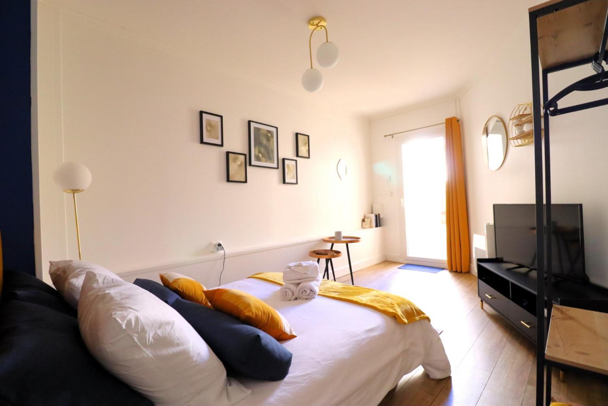 Le Neo - Studio Chic Avec Sa Cour Privative Et Fibre Bergerac Szoba fotó