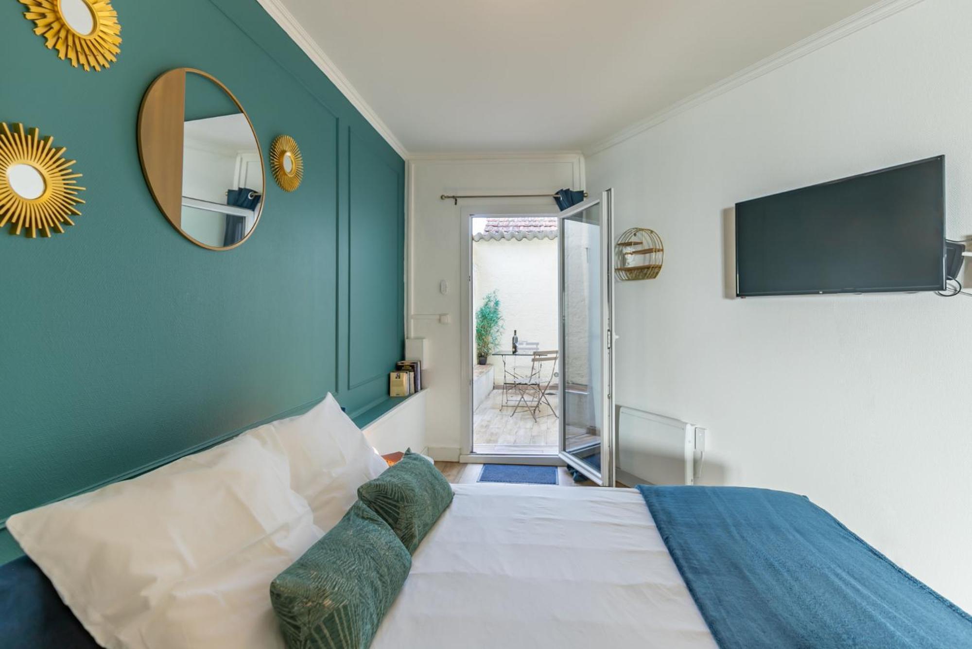 Le Neo - Studio Chic Avec Sa Cour Privative Et Fibre Bergerac Kültér fotó